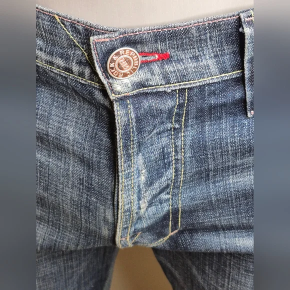 Rock & Republic Faded Blue Denim Jeans - Picture 9 of 15